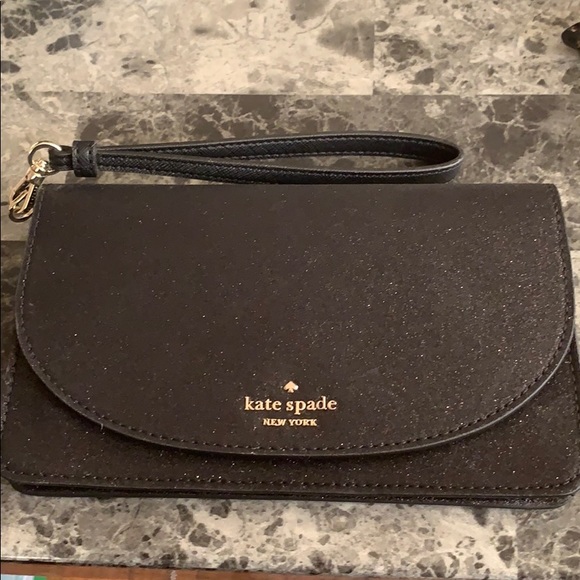 kate spade Handbags - NEW Kate spade glitter large wristlet